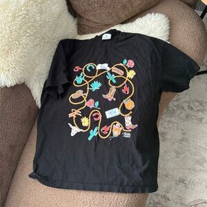 Teddy Fresh Country Bear Shirt in Black